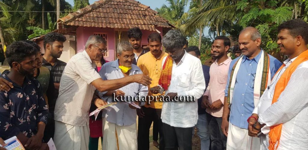 ಅಯೋಧ್ಯೆ ರಾಮ ಮಂದಿರ ನಿರ್ಮಾಣದ ನಿಧಿ ಸಮರ್ಪಣಾ ಕಾರ್ಯದಲ್ಲಿ ಭಾಗಿಯಾದ ಸಚಿವ ಕೋಟ