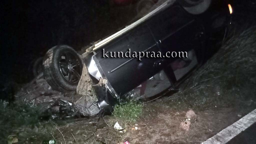 ರಾ.ಹೆ-66ರಲ್ಲಿ ಇನ್ನೋವಾ ಡಿಕ್ಕಿಯಾಗಿ ಎರಡು ದನಗಳ ಸಾವು