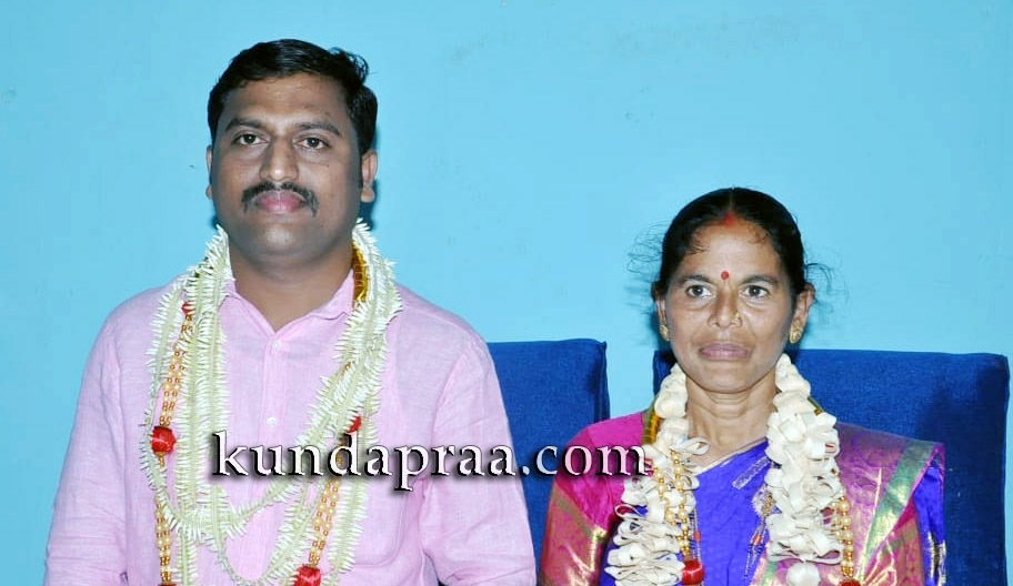 ಕೋಟೇಶ್ವರ ಗ್ರಾ. ಪಂ: ಅಧ್ಯಕ್ಷರಾಗಿ ಕೃಷ್ಣ ಗೊಲ್ಲ, ಉಪಾಧ್ಯಕ್ಷರಾಗಿ ರಾಗಿಣಿ ದೇವಾಡಿಗ ಆಯ್ಕೆ