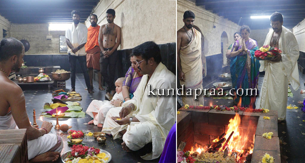 ನಟ ರಿಷಬ್ ಶೆಟ್ಟಿ ಅವರಿಂದ ಕೊಲ್ಲೂರು ದೇವಳದಲ್ಲಿ ಗಣಹೋಮ, ಕುಟುಂಬಿಕರು ಭಾಗಿ