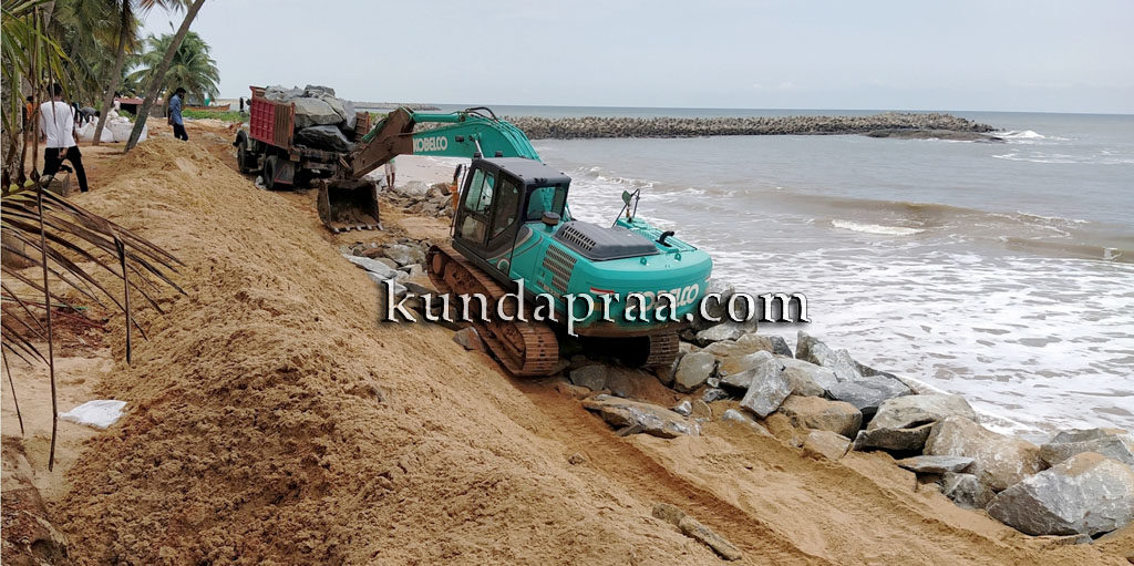 ಮರವಂತೆ ಕರಾವಳಿ ಮಾರ್ಗದ ಸಂಪರ್ಕ ರಸ್ತೆ ಕಾಮಗಾರಿ ಆರಂಭ
