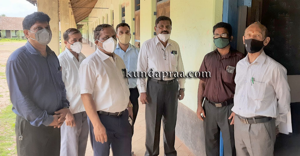 ಗಂಗೊಳ್ಳಿ ಸರಸ್ವತಿ ವಿದ್ಯಾಲಯಲಕ್ಕೆ ಉಡುಪಿ ಡಿಡಿಪಿಐ ಭೇಟಿ