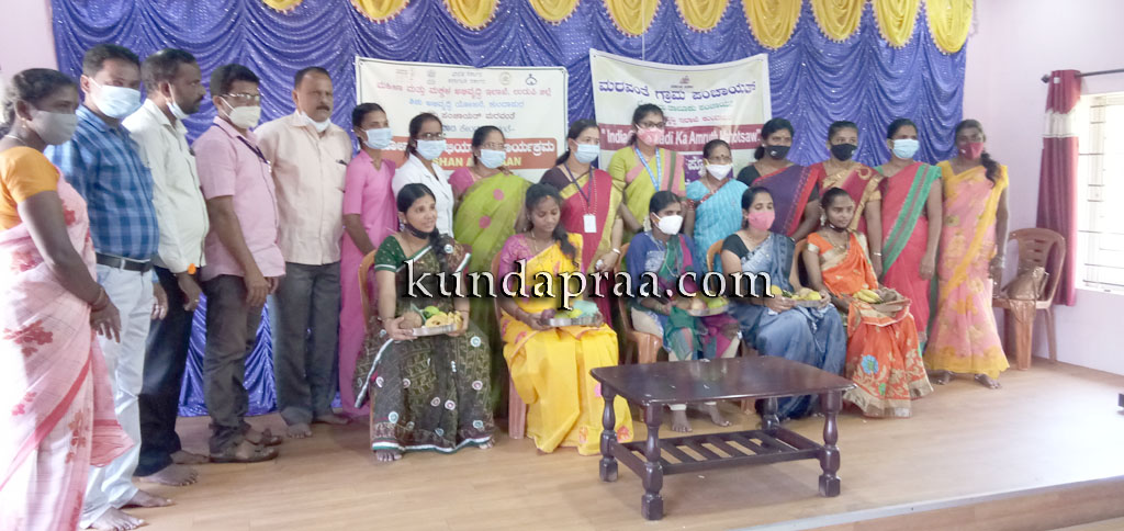 ಮರವಂತೆ: ರಾಷ್ಟ್ರೀಯ ಪೋಷಣ್ ಮಾಸಾಚರಣೆ ಕಾರ್ಯಕ್ರಮ