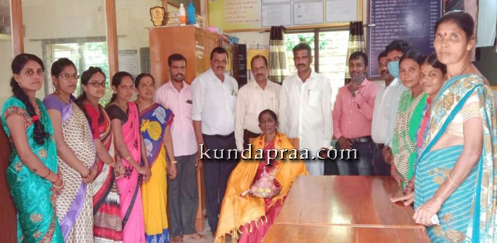 ವಂಡ್ಸೆ. ಸ.ಮಾ.ಹಿ.ಪ್ರಾ. ಶಾಲೆಯಲ್ಲಿ ಸೇವಾ ನಿವೃತ್ತರಿಗೆ ಬೀಳ್ಕೊಡುಗೆ