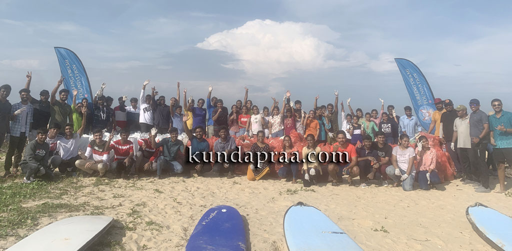 ಆಳ್ವಾಸ್ ವಿದ್ಯಾರ್ಥಿಗಳಿಂದ ಸಸಿಹಿತ್ಲು ಮಂತ್ರ ಬೀಚ್ ಸ್ವಚ್ಛತಾ ಕಾರ್ಯಕ್ರಮ