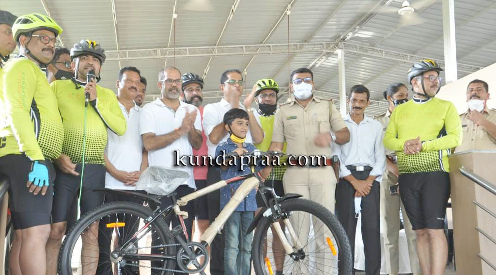 ಕುಂದಾಪುರದಲ್ಲಿ ಯುವ ಸೈಕ್ಲೊಥಾನ್ಗೆ ಚಾಲನೆ