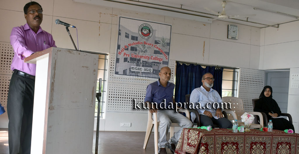 ಕೋಡಿ ಬ್ಯಾರೀಸ್ ಕಾಲೇಜಿನಲ್ಲಿ ಕಾನೂನು ಅರಿವು ಕಾರ್ಯಕ್ರಮ