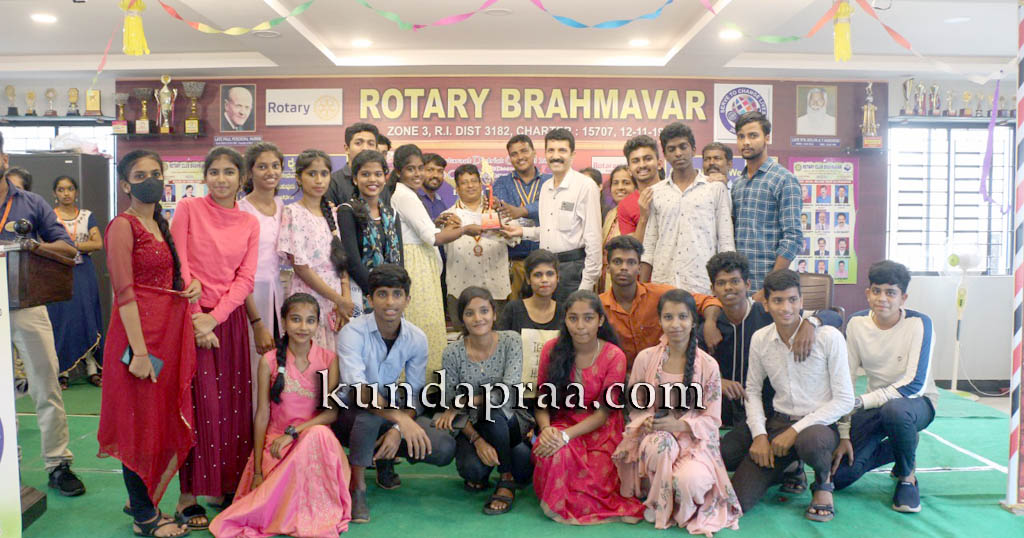 ಜಿಲ್ಲಾಮಟ್ಟದ ಸಾಂಸ್ಕೃತಿಕ ಉತ್ಸವ: ಗಂಗೊಳ್ಳಿಯ ಎಸ್.ವಿ ಕಾಲೇಜಿನ ರೋಟರಾಕ್ಟ್ ಕ್ಲಬ್ ಚಾಂಪಿಯನ್