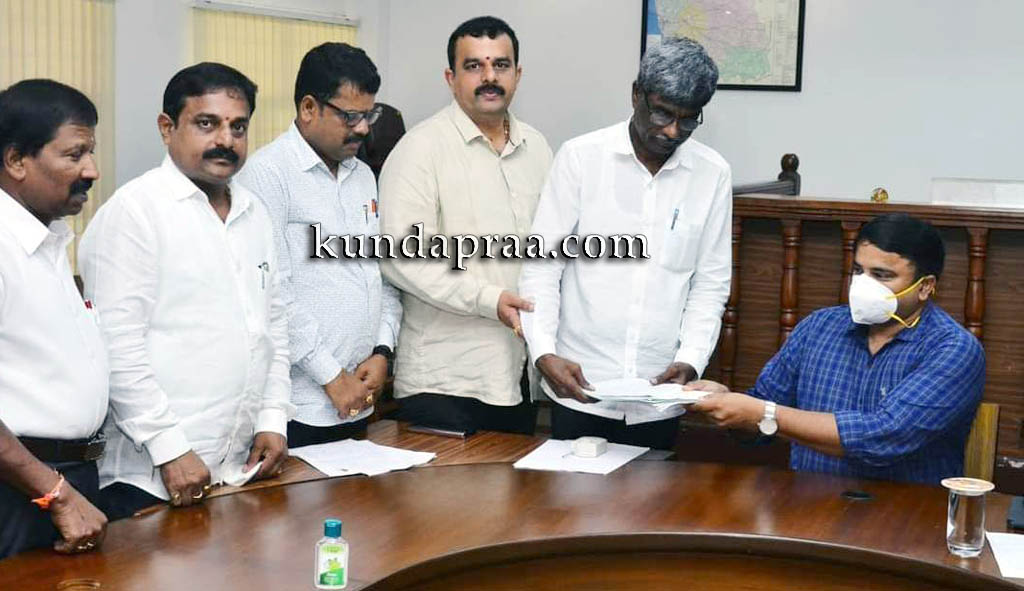 ಎಂಎಲ್ಸಿ ಚುನಾವಣೆ: ನಾಮಪತ್ರ ಸಲ್ಲಿಸಿದ ಸಚಿವ ಕೋಟ ಶ್ರೀನಿವಾಸ ಪೂಜಾರಿ