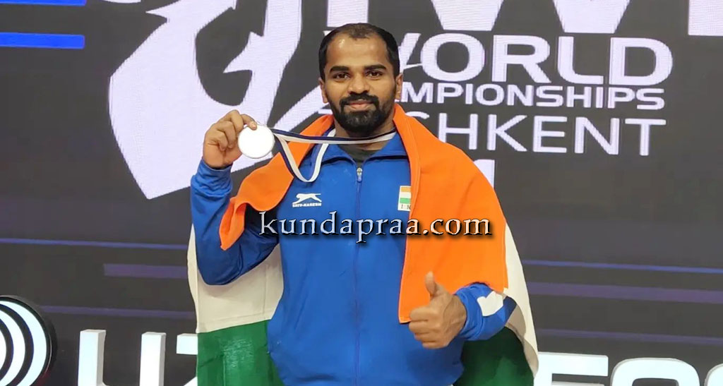 ಕಾಮನ್ವೆಲ್ತ್ ವೆಯ್ಟ್ ಲಿಫ್ಟಿಂಗ್ ಚಾಂಪಿಯನ್ಶಿಪ್: ಬೆಳ್ಳಿ ಗೆದ್ದ ಗುರುರಾಜ ಪೂಜಾರಿ