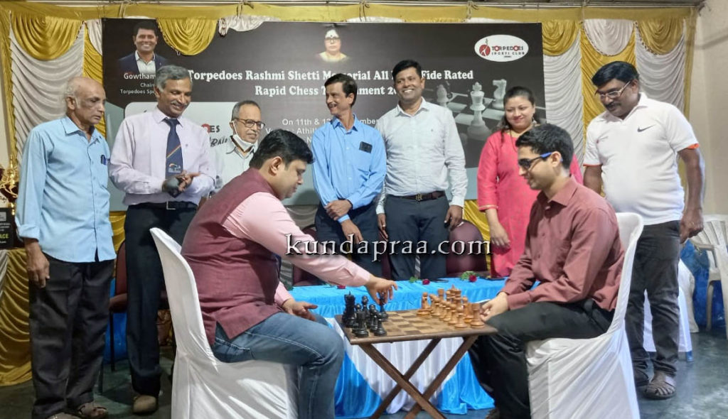 ಟಾರ್ಪೆಡೊಸ್ ಸ್ಪೋರ್ಟ್ಸ್ ಕಾರ್ನಿವಲ್: ಫಿಡೆ ರೇಟೆಡ್ ಚೆಸ್ ಟೂರ್ನಿ ಉದ್ಘಾಟನೆ