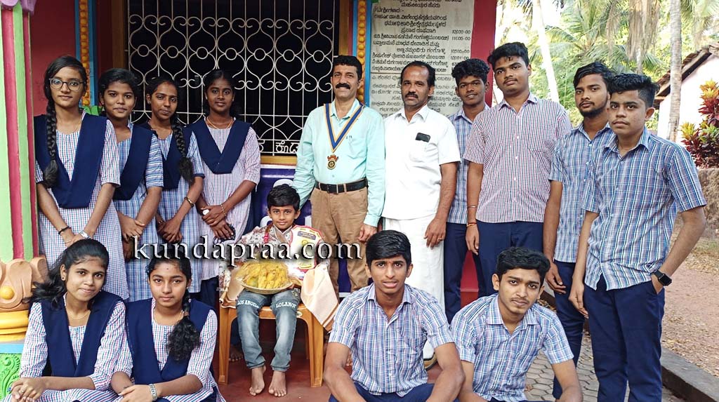 ಬಾಲಪ್ರತಿಭೆ ಸಂಜಿತ್ ಎಂ.ದೇವಾಡಿಗಗೆ ಸನ್ಮಾನ