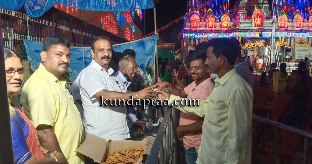 ಗಂಗೊಳ್ಳಿ ಮಾರಿಜಾತ್ರೆ ಸಂದರ್ಭ ಬಿಜೆಪಿಯಿಂದ ಚಾಯ್ ಪೇ ಜಾತ್ರಾ ಕಾರ್ಯಕ್ರಮ