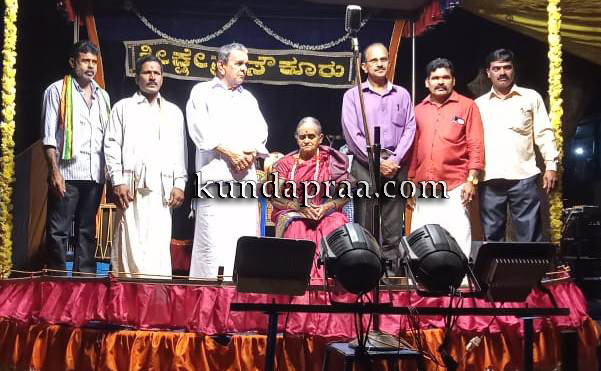 ಶಂಕರನಾರಾಯಣ: ಅಮ್ಮಾ ಕ್ಯಾಂಟೀನ್ ಸುಲೋಚನಮ್ಮಗೆ ಸನ್ಮಾನ