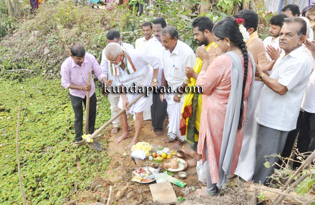 ಕನ್ನುಕೆರೆ ಕೆರೆ ಪುನಶ್ಚೇತನ ಕಾಮಗಾರಿಗೆ ಚಾಲನೆ