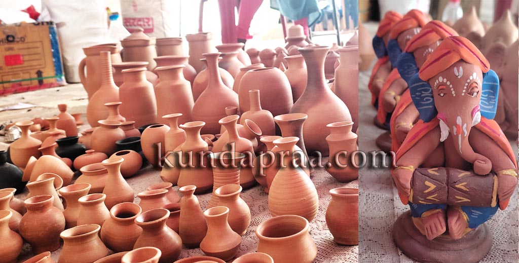 ಜಾಂಬೂರಿಯಲ್ಲಿ ಗಮನಸೆಳೆಯುತ್ತಿದೆ ಮಣ್ಣಿನ ಕುಸುರಿಗಳು