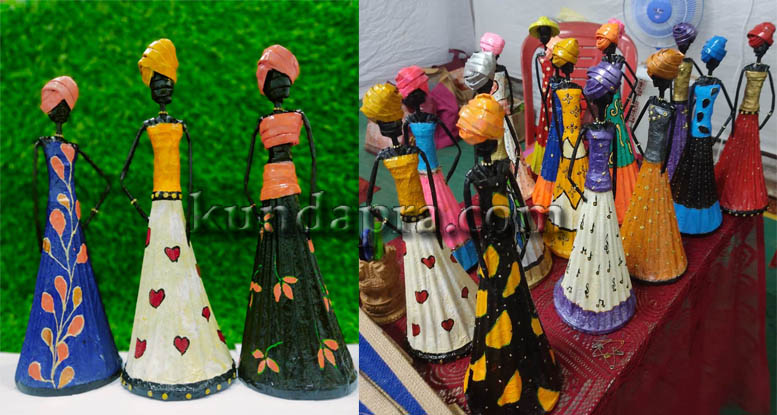 ಅನುಪಯುಕ್ತ ಕಾಗದದಿಂದ ತಯಾರಾಗುತ್ತಿದೆ ಸುಂದರ ಗೊಂಬೆಗಳು