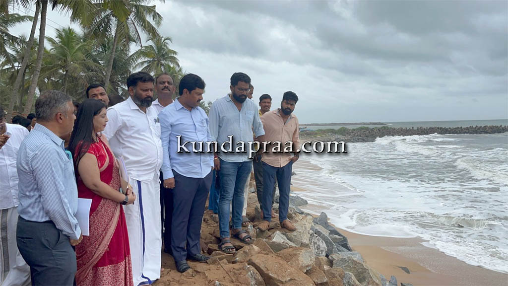 ಮರವಂತೆ ಕಡಲಕೊರೆತಕ್ಕೆ ಆದ್ಯತೆ ಮೇರೆಗೆ ಶಾಶ್ವತ ಪರಿಹಾರ ಒದಗಿಸಲು ಕ್ರಮ: ಸಂಸದ ಬಿ.ವೈ. ರಾಘವೇಂದ್ರ