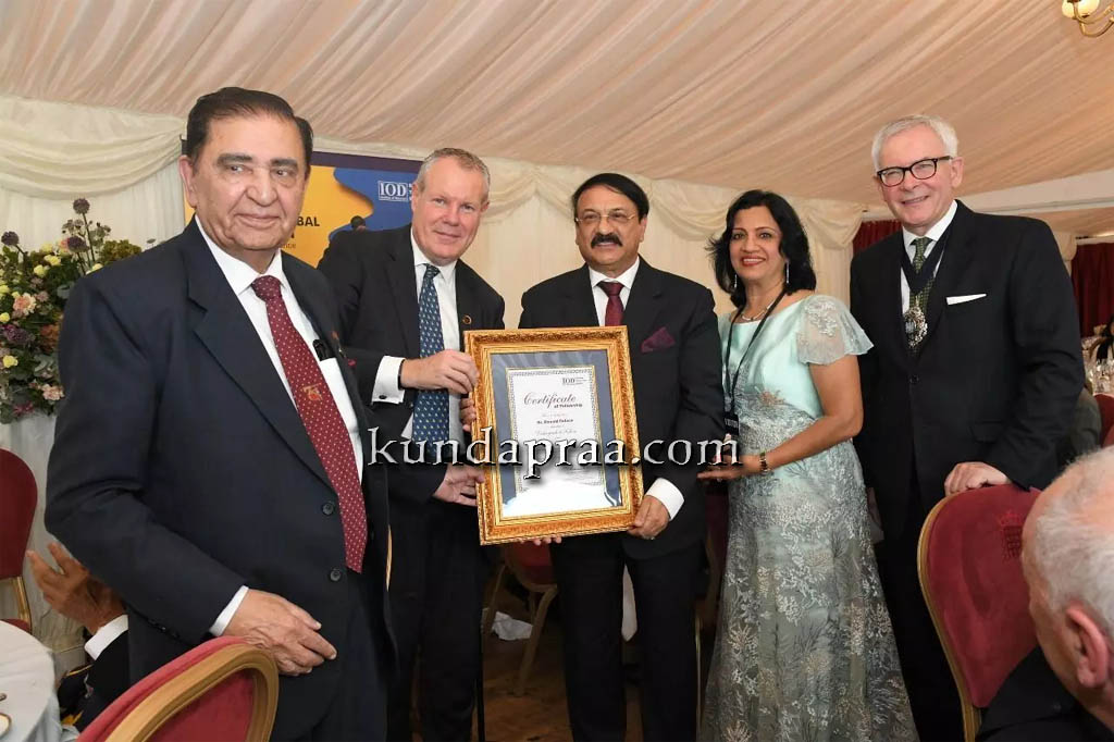 ಅನಿವಾಸಿ ಭಾರತೀಯ ಉದ್ಯಮಿ ಡಾ. ರೊನಾಲ್ಡ್ ಕೊಲಾಸೊ ಅವರಿಗೆ ಡಿಸ್ಟಿಂಗ್ವಿಶ್ಡ್ ಫೆಲೋಶಿಪ್ 2023 ಅವಾರ್ಡ್