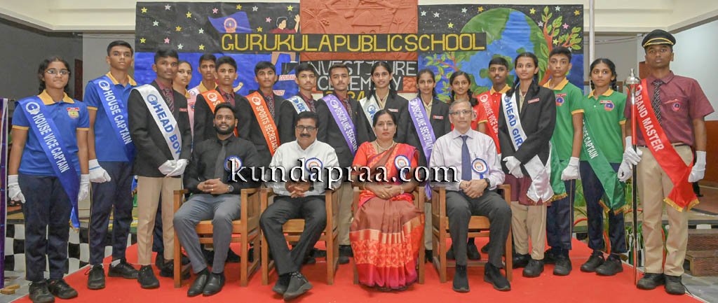 ಗುರುಕುಲ ಶಾಲೆಯಲ್ಲಿ ವಿದ್ಯಾರ್ಥಿ ಸಂಸತ್ ಪದಗ್ರಹಣ