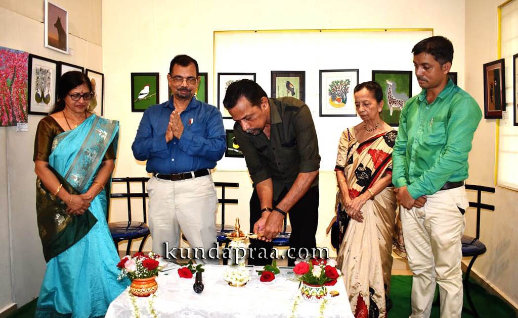ಕುಂದಾಪುರ: ಏಕವ್ಯಕ್ತಿ ಚಿತ್ರಕಲಾ ಪ್ರದರ್ಶನ ಸಂಚಯ ಉದ್ಘಾಟನೆ