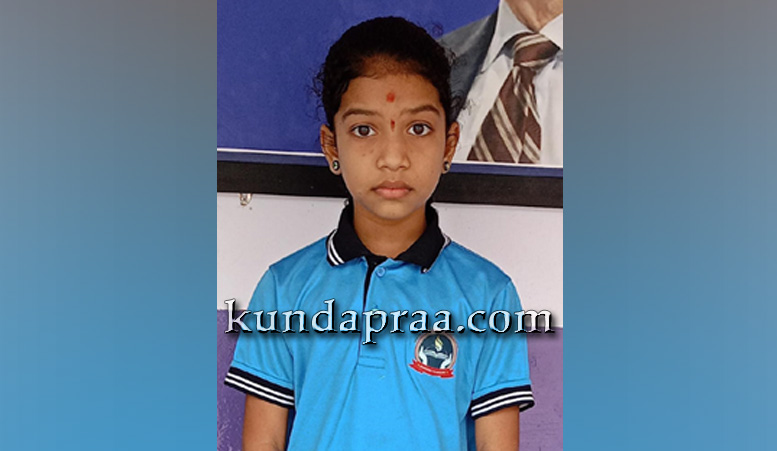 ರಾಜ್ಯಮಟ್ಟದ ಚಿತ್ರಕಲೆ ಸ್ಪರ್ಧೆಯಲ್ಲಿ ಅಮೂಲ್ಯಗೆ ತೃತೀಯ ಸ್ಥಾನ