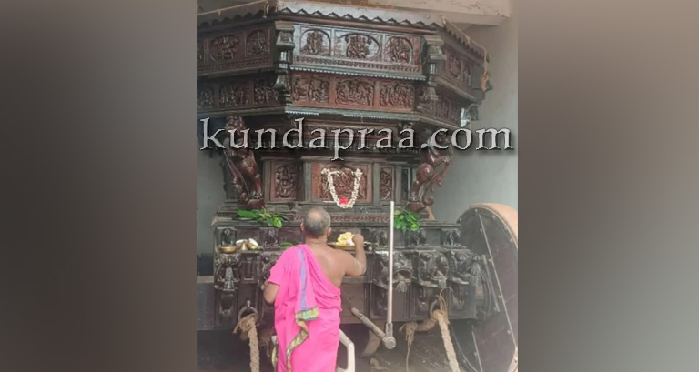 ಉಪ್ಪುಂದ ಶ್ರೀ ಮನ್ಮಹಾ ರಥೋತ್ಸವ: ರಥ ಕಟ್ಟುವ ಕಾರ್ಯಕ್ಕೆ ಚಾಲನೆ