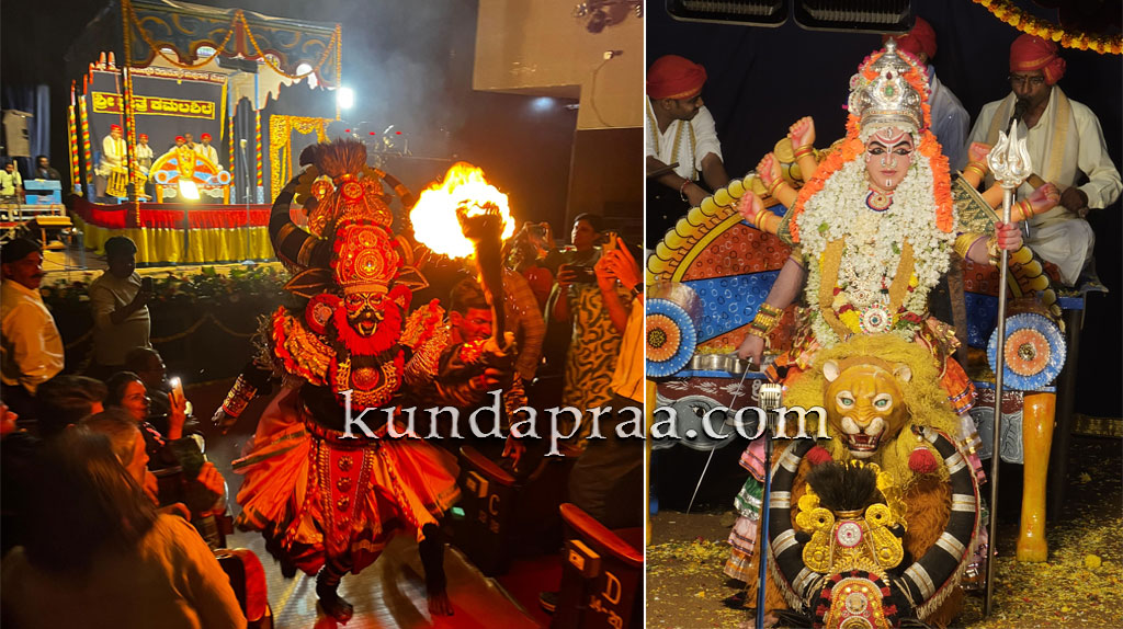 ಮಹಾನಗರಿಯ ಕಮಲಶಿಲೆ ಯಕ್ಷೋತ್ಸವದಲ್ಲಿ ಯಶಸ್ವಿ ಪ್ರದರ್ಶನ ಕಂಡ ಶ್ರೀ ದೇವಿ ಮಹಾತ್ಮೆ ಪ್ರಸಂಗ