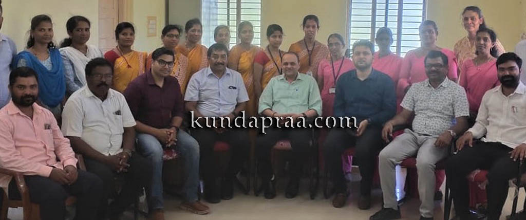 ಕೇಂದ್ರ ಆರೋಗ್ಯ ಮತ್ತು ಕುಟುಂಬ ಕಲ್ಯಾಣ ಇಲಾಖೆ ಅಧಿಕಾರಿಗಳು ಗಂಗೊಳ್ಳಿಗೆ ಭೇಟಿ