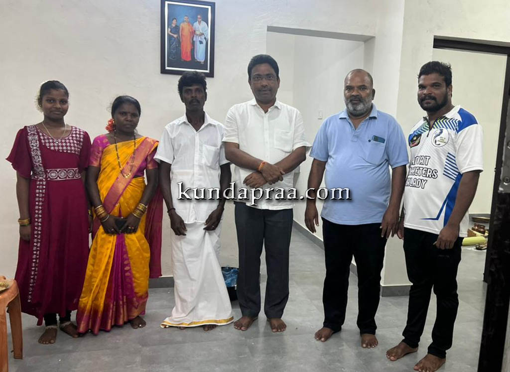 ಹೆಗ್ಗುಂಜೆ ರಾಜೀವ ಶೆಟ್ಟಿ ಚಾರಿಟೇಬಲ್ ಟ್ರಸ್ಟ್ 14 ಕೊರಗ ಕುಟುಂಬಗಳಿಗೆ ನಿರ್ಮಿಸಿದ ಮನೆಗಳ ಗೃಹಪ್ರವೇಶ