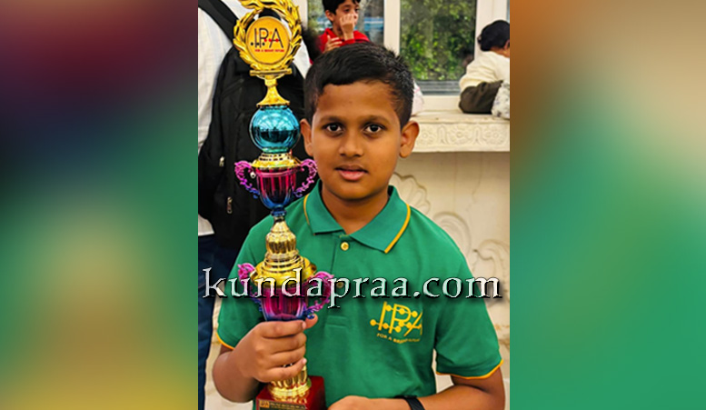 ರಾಷ್ಟ್ರ ಮಟ್ಟದ ಅಬಾಕಸ್ ಮತ್ತು ಮೆಂಟಲ್ ಅರಿಥಮೆಟಿಕ್ ಸ್ಪರ್ಧೆಯಲ್ಲಿ ಅನ್ಸನ್ ಫೇರ್ನಾಂಡಿಸ್ಗೆ ದ್ವಿತೀಯ ಸ್ಥಾನ