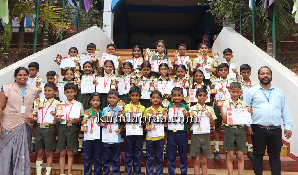 ರಾಷ್ಟ್ರಮಟ್ಟದ ಅಬಾಕಸ್ ಮತ್ತು ವೇದ ಗಣಿತ ಸ್ಪರ್ಧೆ: ಮದರ್ ತೆರೆಸಾ ಶಾಲೆಯ ವಿದ್ಯಾರ್ಥಿಗಳ ಸಾಧನೆ