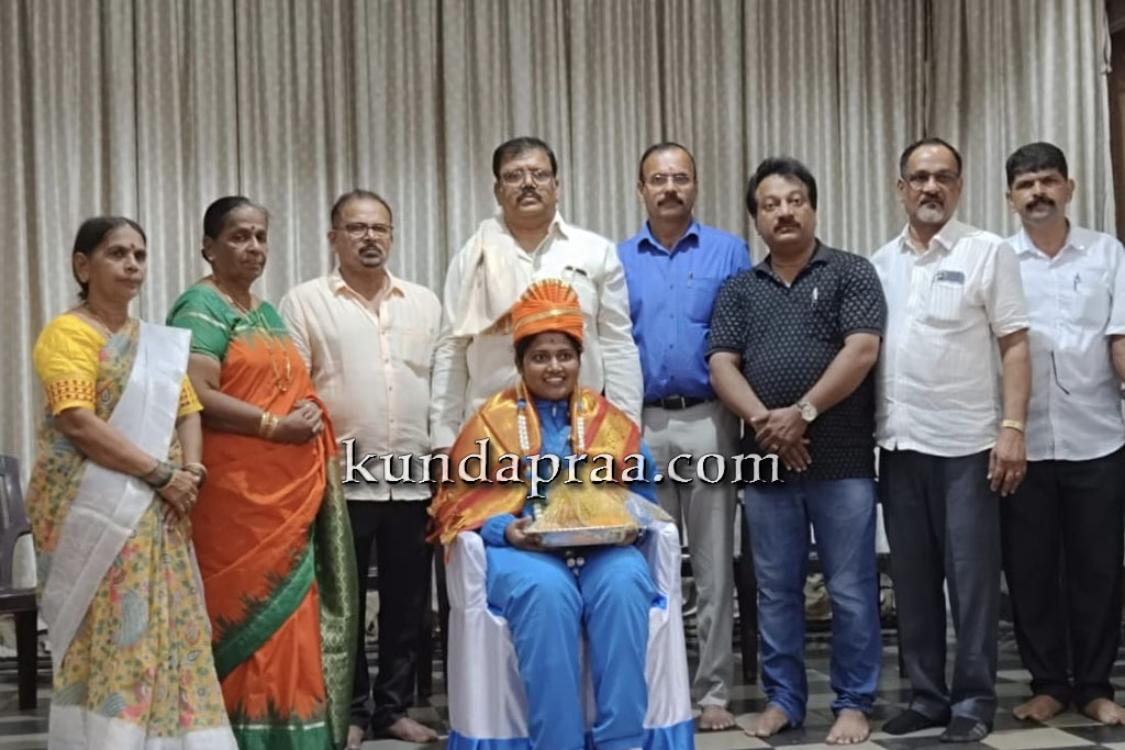 ಏಷ್ಯನ್ ಯೂನಿವರ್ಸಿಟಿ ಚಾಂಪಿಯನ್ ನಾಗಶ್ರೀಗೆ ಸಮ್ಮಾನ