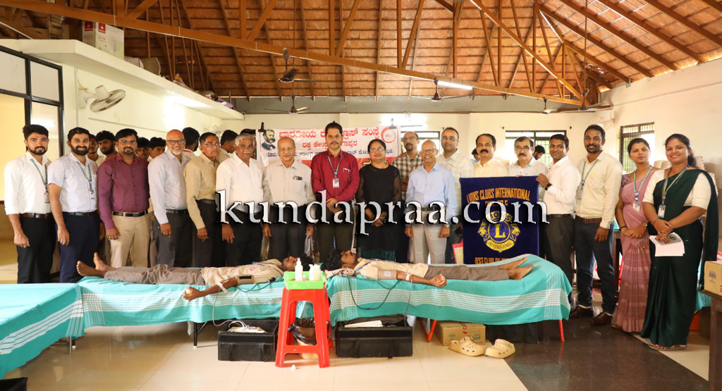 ಡಾ. ಬಿ. ಬಿ. ಹೆಗ್ಡೆ ಕಾಲೇಜಿನಲ್ಲಿ ಬ್ರಹತ್ ರಕ್ತದಾನ ಶಿಬಿರ, 121 ಯುನಿಟ್ ರಕ್ತ ಸಂಗ್ರಹ