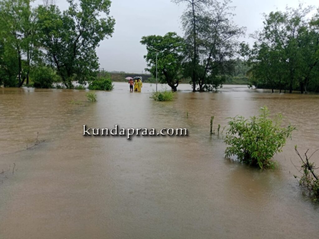 ಮಳೆಯಾರ್ಭಟಕ್ಕೆ ತಗ್ಗು ಪ್ರದೇಶಗಳು ಜಲಾವೃತ. ಮನೆ, ದೇಗುಲಗಳಿಗೆ ನುಗ್ಗಿದ ನೀರು