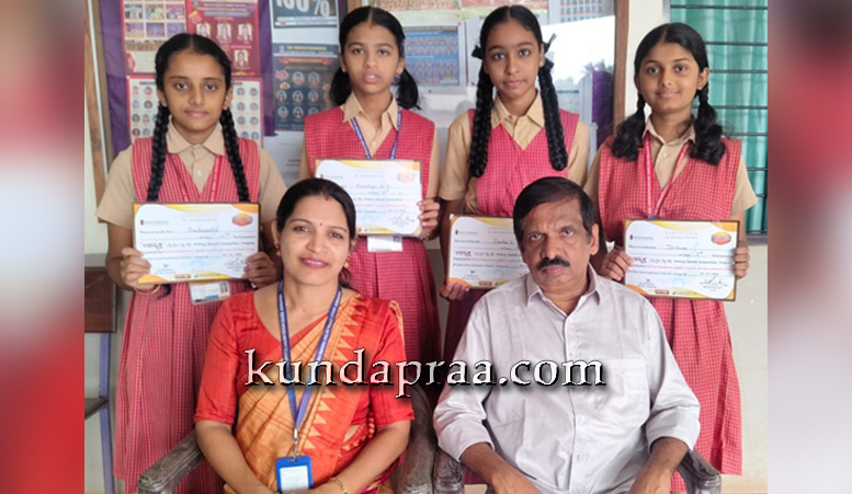 ಭಾಷಣ ಸ್ಪರ್ಧೆಯಲ್ಲಿ ಶ್ರೀ ವೆಂಕಟರಮಣ ಆಂಗ್ಲ ಮಾಧ್ಯಮ ಶಾಲೆಯ ವಿದ್ಯಾರ್ಥಿಗಳು ಆಯ್ಕೆ