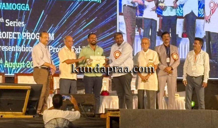 ಆಳ್ವಾಸ್ ಇಂಜಿನಿಯರಿಂಗ್ ಕಾಲೇಜಿನ ಪ್ರಾಜೆಕ್ಟ್ಗೆ ʼವರ್ಷದ ಅತ್ಯುತ್ತಮ ಪ್ರಾಜೆಕ್ಟ್ʼ ಪ್ರಶಸ್ತಿ