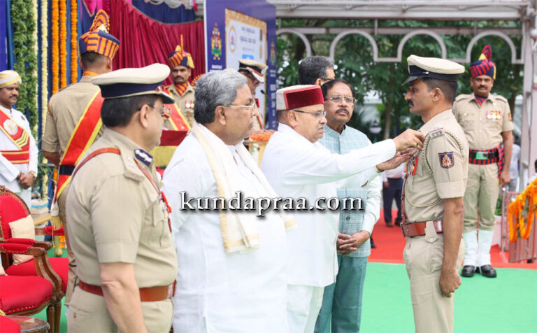 ಎ.ಆರ್.ಎಸ್.ಐ ಶಂಕರ್ ಪೂಜಾರಿ ಕಾಡಿನತಾರು ಅವರಿಗೆ ರಾಷ್ಟ್ರಪತಿ ಪದಕದ ಗೌರವ