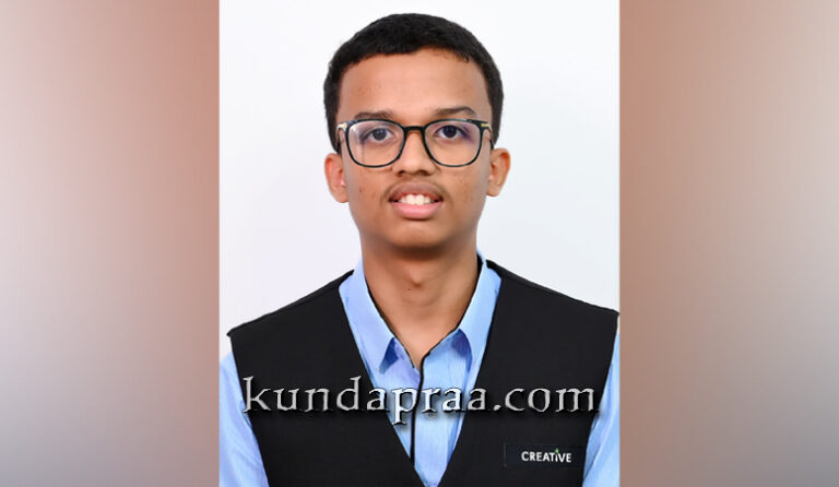 ಚೆಸ್ ಸ್ಪರ್ಧೆ: ಕ್ರಿಯೇಟಿವ್ ಕಾಲೇಜಿನ ವಿದ್ಯಾರ್ಥಿ ತೇಜಸ್ ಎಂ. ಶೆಣೈ ರಾಜ್ಯಮಟ್ಟಕ್ಕೆ ಆಯ್ಕೆ