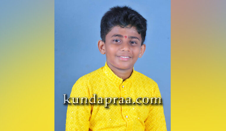 ಸಂಜಿತ್ ಎಂ. ದೇವಾಡಿಗ ಚಿತ್ರಕಲೆಯಲ್ಲಿ ಪ್ರಥಮ ಸ್ಥಾನ