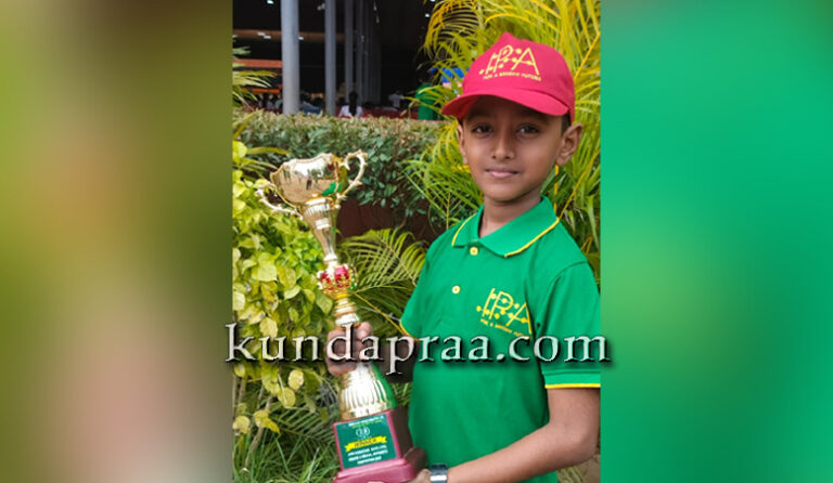 ರಾಜ್ಯ ಮಟ್ಟದ ಅಬಾಕಸ್ ಮತ್ತು ಮೆಂಟಲ್ ಅರ್ಥಮೆಟಿಕ್ಸ್ ಸ್ಪರ್ಧೆಯಲ್ಲಿ ಸದ್ವಿನ್ಗೆ ಪ್ರಥಮ ಸ್ಥಾನ