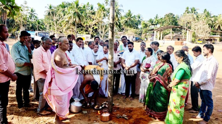 ಕೋಟ ನಾಗಮಂಡಲೋತ್ಸವಕ್ಕೆ ಚಪ್ಪರ ಮುಹೂರ್ತ