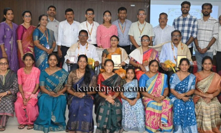 ಕುಂದಾಪುರ: ನಿವೃತ್ತ ಶಿಕ್ಷಕರಾದ ರಾಮರಾಯ ಆಚಾರ್ಯ ಹಾಗೂ ಡಾ. ಶೇಖರ ಬಿ. ಅವರಿಗೆ ಸನ್ಮಾನ