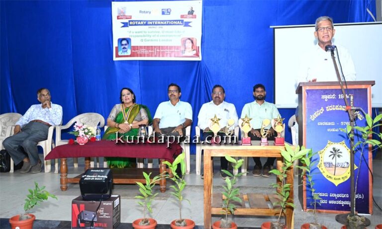 ಸುಜ್ಞಾನ ಪಿಯು ಕಾಲೇಜು, ನ್ಯಾಷನಲ್ ಹೈಸ್ಕೂಲ್ ಹಾಗೂ ರೋಟರಿ ಕ್ಲಬ್ ಸಹಯೋಗದಲ್ಲಿ ವಿಶ್ವ ಪರಿಸರ ದಿನಾಚರಣೆ