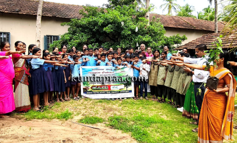 ಕೋಡಿಯಲ್ಲಿ ಹಸಿರು ಹೆಜ್ಜೆ ಅಭಿಯಾನಕ್ಕೆ ಚಾಲನೆ