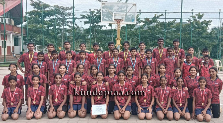 ಬಾಸ್ಕೆಟ್ ಬಾಲ್ ಪಂದ್ಯಾವಳಿ: ಶ್ರೀ ಸಿದ್ಧಿವಿನಾಯಕ ವಸತಿ ಶಾಲೆಯ ವಿದ್ಯಾರ್ಥಿಗಳ ಸಾಧನೆ