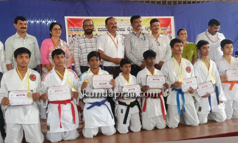 ಕರಾಟೆ ಸ್ಪರ್ಧೆ: ಜನತಾ ನ್ಯೂ ಇಂಗ್ಲೀಷ್ ಮೀಡಿಯಂ ಸ್ಕೂಲ್ನ 18 ವಿದ್ಯಾರ್ಥಿಗಳು ಜಿಲ್ಲಾ ಮಟ್ಟಕ್ಕೆ ಆಯ್ಕೆ