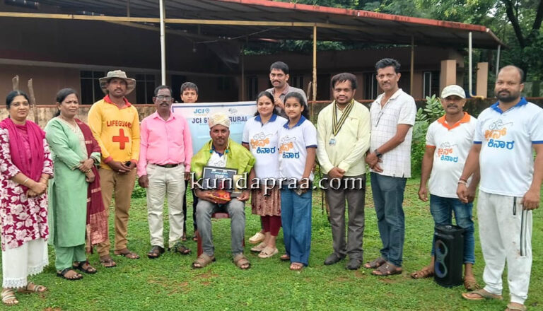ಜೆಸಿಐ ಶಿರೂರು ಘಟಕ – ರಾಘವೇಂದ್ರ ಪಡುವರಿ ಅವರಿಗೆ ಸನ್ಮಾನ