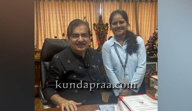ರೈತನ ಮಗಳ ಪ್ರತಿಭೆಗೆ ವೀಸಾದಲ್ಲಿ ₹46.33 ಲಕ್ಷದ ಉದ್ಯೋಗ – ಆಳ್ವಾಸ್ ಇಂಜಿನಿಯರಿಂಗ್ ವಿದ್ಯಾರ್ಥಿನಿಯ ಸಾಧನೆ