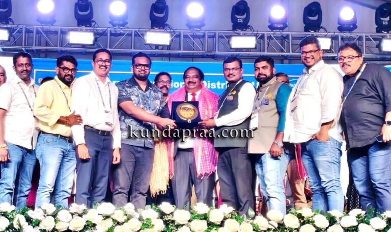ರೋಟರಿ ಕ್ಲಬ್ ಕೋಟ ಬ್ರಿಗೇಡ್ಗೆ ಔಟ್ ಸ್ಟ್ಯಾಂಡಿಂಗ್ ನ್ಯೂ ಕ್ಲಬ್ ಜಿಲ್ಲಾ ಪ್ರಶಸ್ತಿ